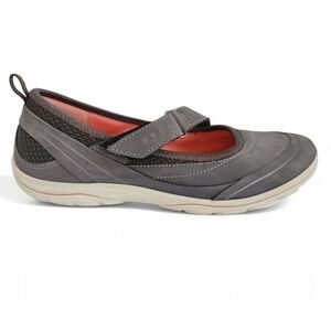 ECCO Mary Jane Sport Flats - gray/pink - (36 EU = US 5-5.5) - Perfect condition